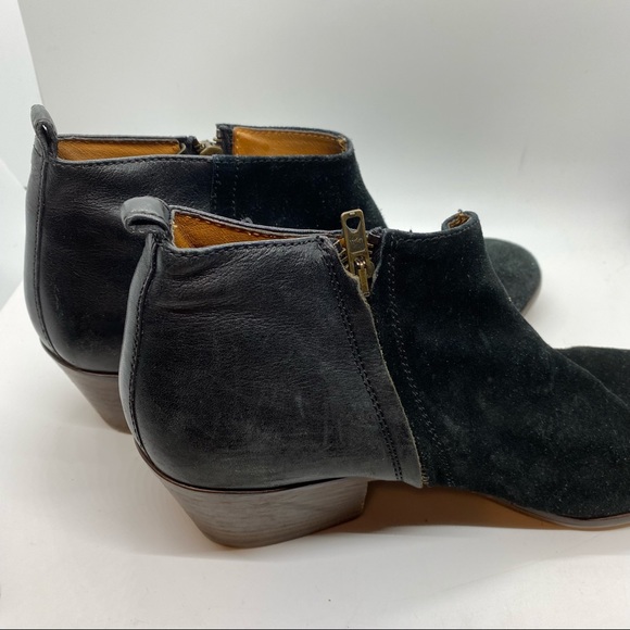 Madewell Suede and Leather Ankle Booties - Picture 3 of 8